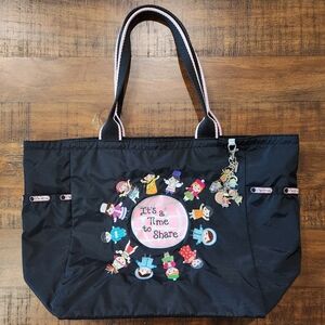 LeSportsac x Disney Small World "Time to Share" Tote - Like New